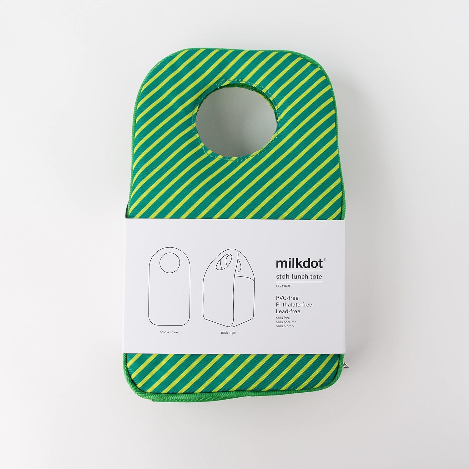 Bolsa de almuerzo aislada de diseño, bolsa enfriadora verde reutilizable para alimentos y bebidas, perfecta para mujeres, hombres y niños, elegante