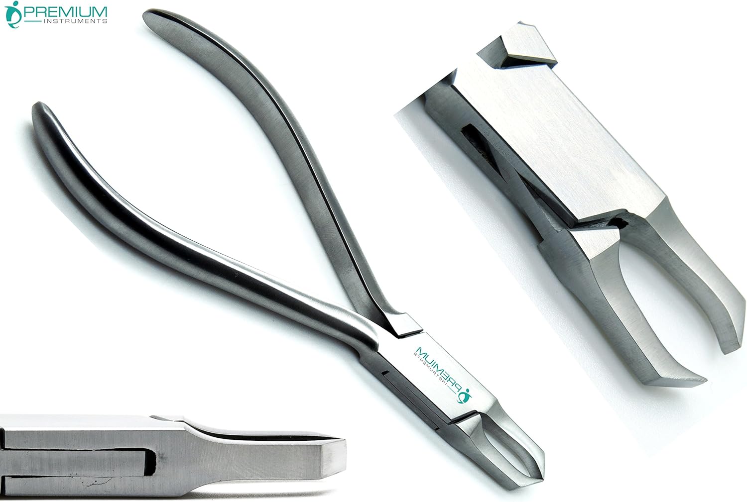 6pcs de Bond Dental de banda abrazadera de ángulo de asiento Hard Wire Pin alambre Alicates de corte