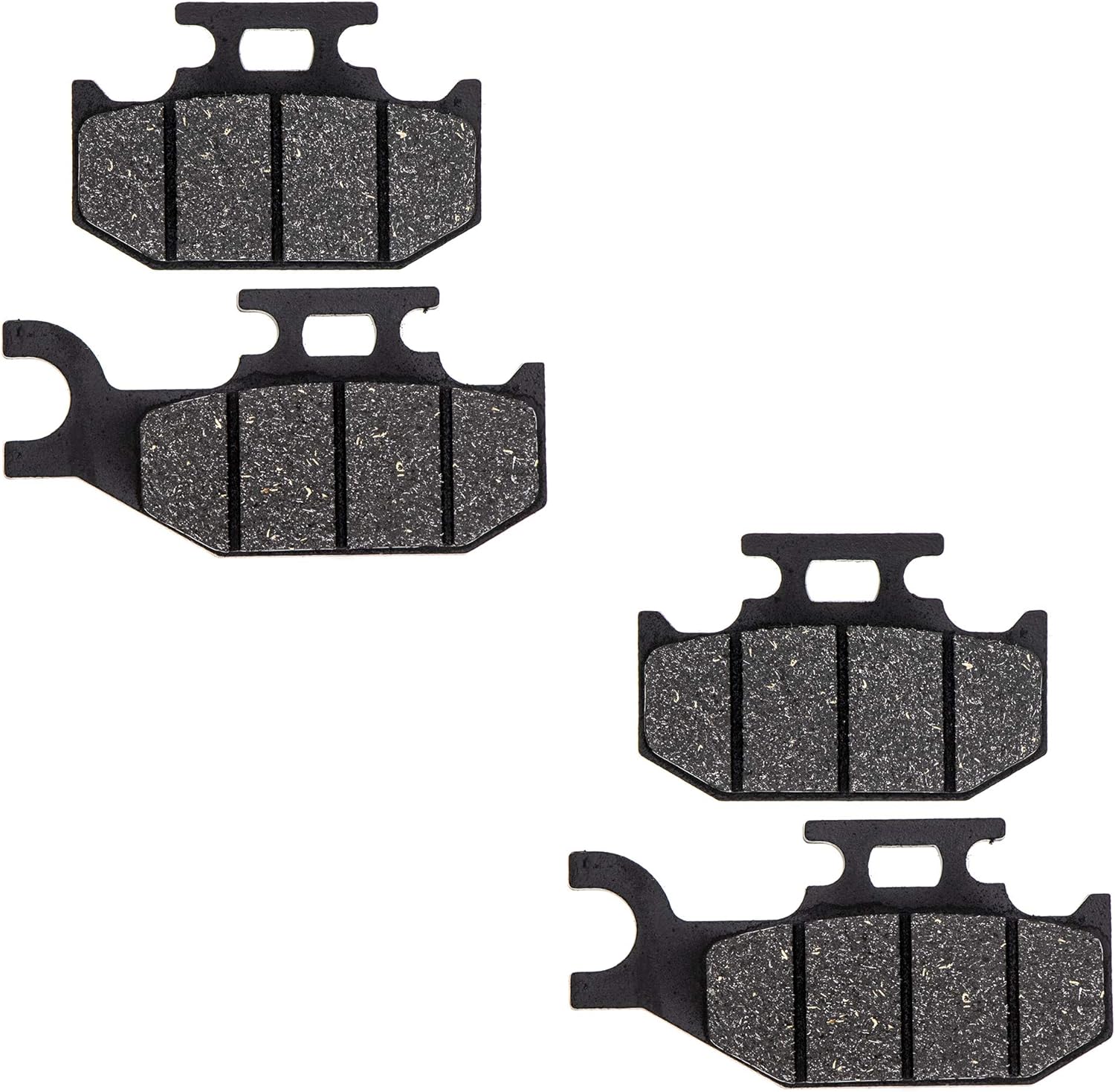 NICHE Juego de pastillas de freno traseras izquierdasderechas para Polaris ACE Ranger 150 1912971 semimetálicas 2 unidades