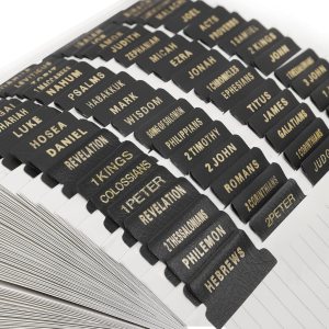 Pestañas de cuero para mujeres y hombres, pestañas de índice de la Biblia católica de impresión grande para Biblia de estudio, 100 pestañas de libro Pestañas de cuero para mujeres y hombres, pestañas de índice de la Biblia católica de impresión grande para Biblia de estudio, 100 pestañas de libro