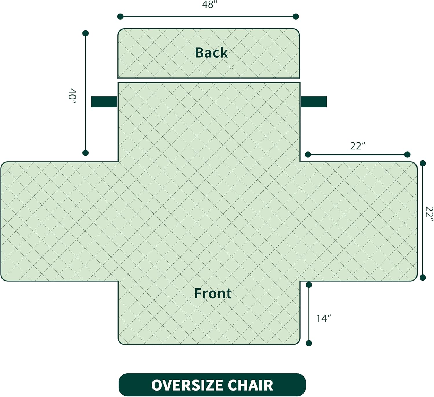 Chun YI. – Funda reversible para sofá, funda para sillón, fácil de instalar, lavable, cubiertas para sala de estar.