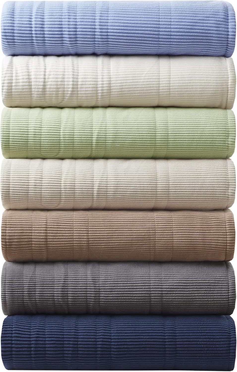 Beautyrest Manta eléctrica de microforro polar ultrasuave con textura acanalada, acogedora y cómoda para clima frío, calentamiento rápido, apagado
