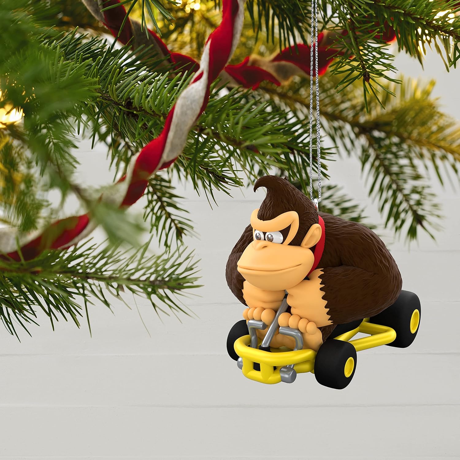 Adorno de Navidad, Nintendo Mario Kart Donkey Kong, regalos para jugadores