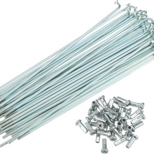 X AUTOHAUX 36 unids 14G J Bend Bicicletas de acero Radios de ciclo con pezones de latón Radios de acero X AUTOHAUX 36 unids 14G J Bend Bicicletas de acero Radios de ciclo con pezones de latón Radios de acero