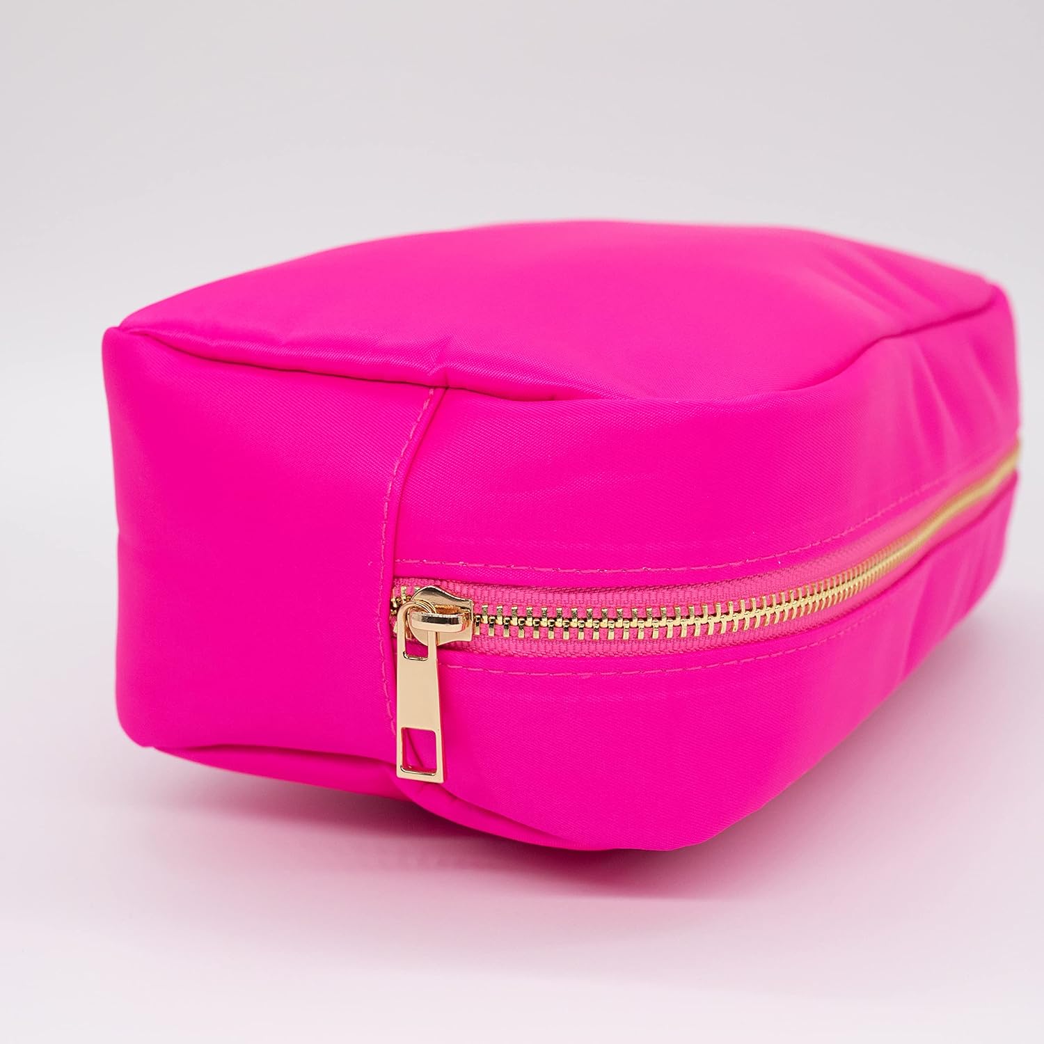 Phlox Collective Bolsa de maquillaje Bolsa de viaje Bolsa de aseo Organizador Cosméticos Preppy Bag Zipper Pouches Nylon Teddy Corduroy Travel