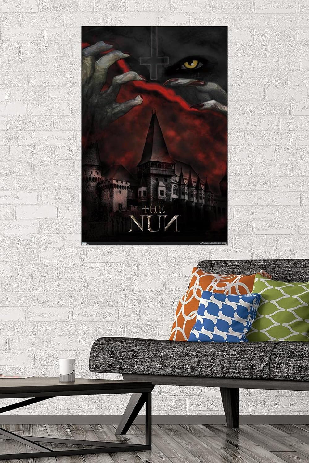 Trends International Póster de pared Nun-Castle, 22.375 x 34 pulgadas, versión premium sin marco