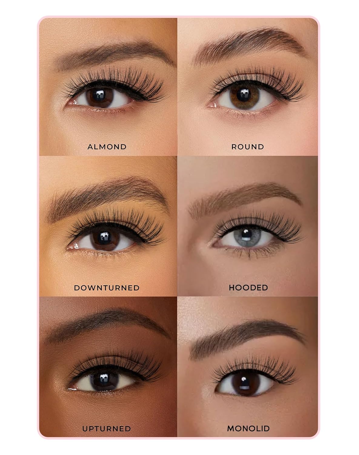 Pestañas postizas reutilizables de 0.47 pulgadas, pestañas postizas 3D de visón sintético, aspecto natural, 0.55 pulgadas, esponjosas, ojo de gato,