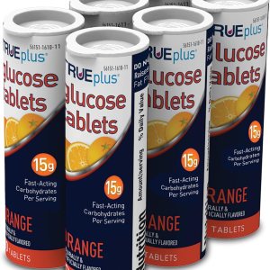 TRUEplus Glucose Tablets, Orange Flavor – 6X 10ct Tubes TRUEplus Glucose Tablets, Orange Flavor – 6X 10ct Tubes