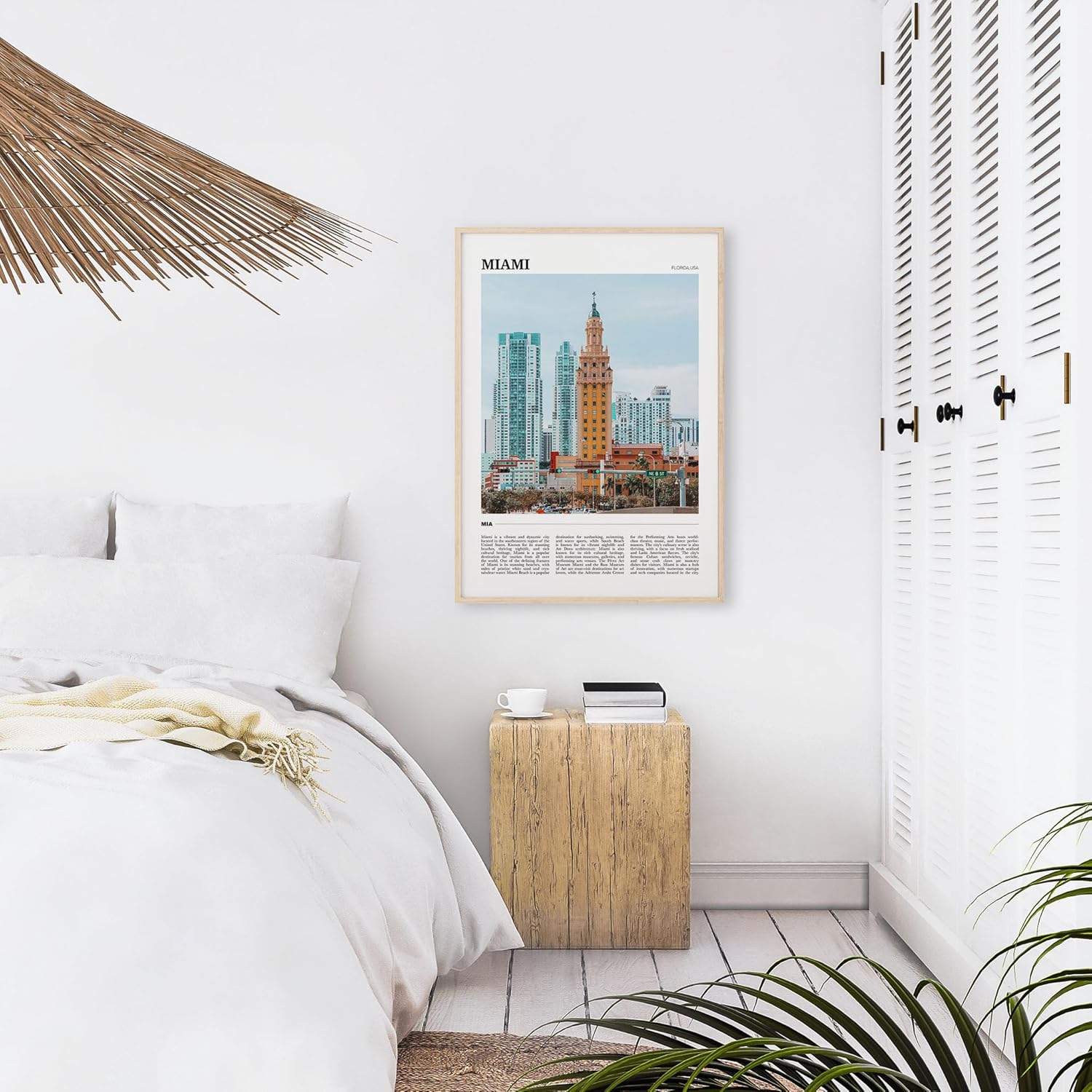 Miami Travel Poster 2, Miami Wall Art, Miami Poster Print, Miami Photo, Miami Decor, Florida, USA