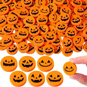 Borrador de calabaza de Halloween, mini borradores de calabaza, borradores pequeños, borradores para niños, suministros de Halloween, recuerdos de Borrador de calabaza de Halloween, mini borradores de calabaza, borradores pequeños, borradores para niños, suministros de Halloween, recuerdos de