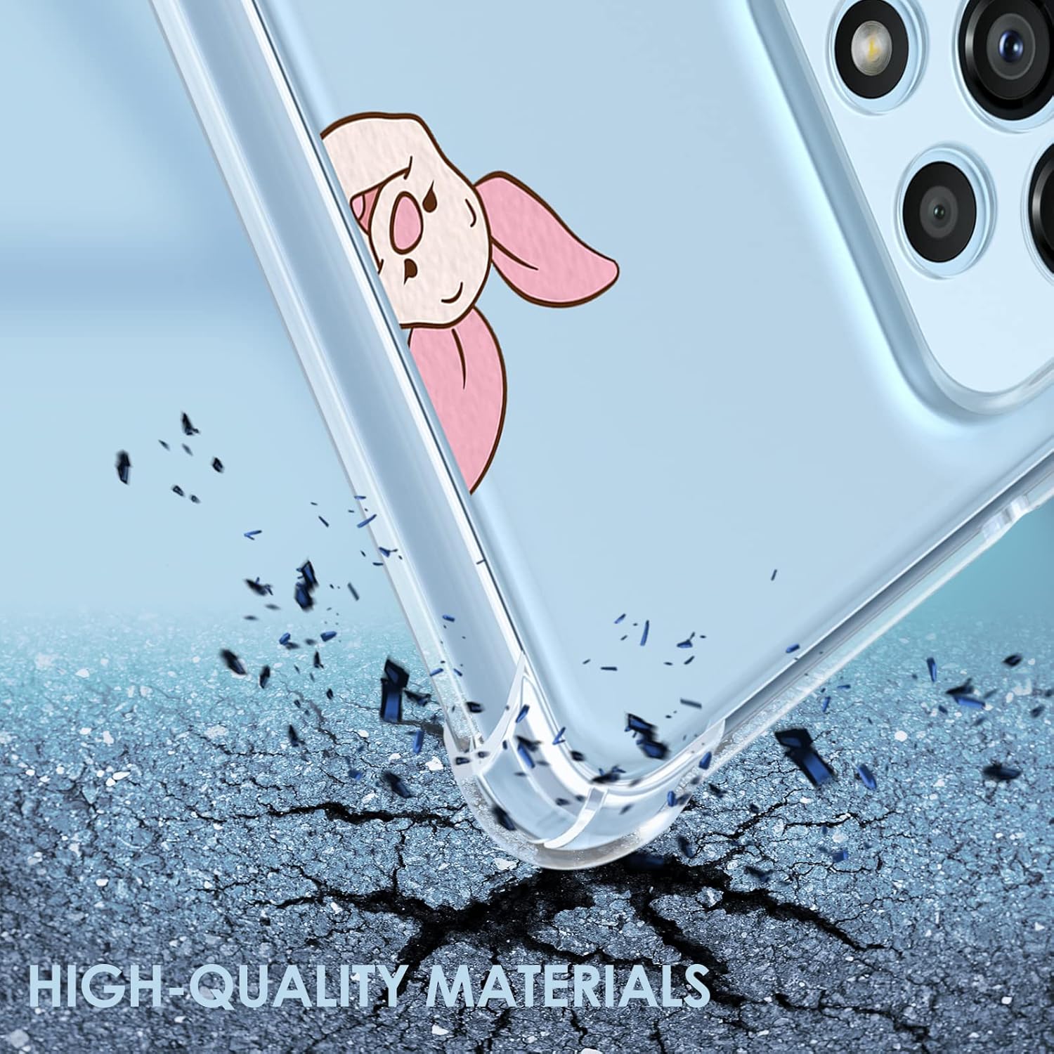 Coralogo Funda de TPU para Samsung Galaxy A53 5G, lindo personaje kawaii de dibujos animados, divertido diseño único, moderno, elegante, suave, para