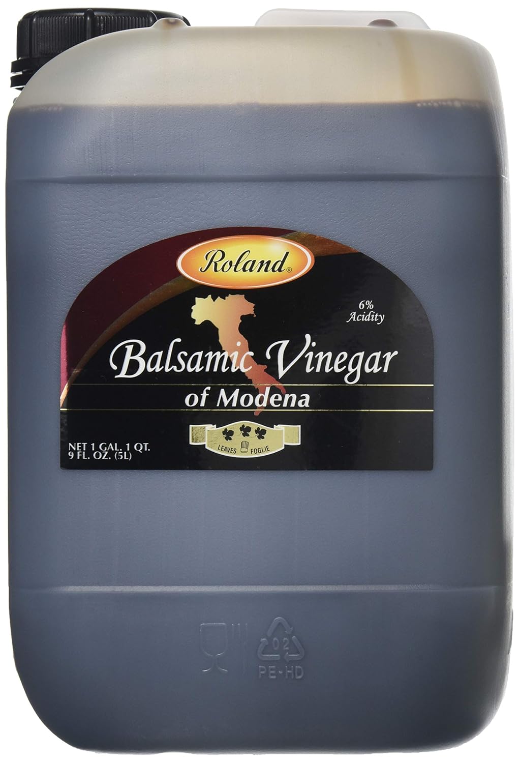 Roland Premium Modena – Vinagre balsámico de 1 galón, envase de 1 galón