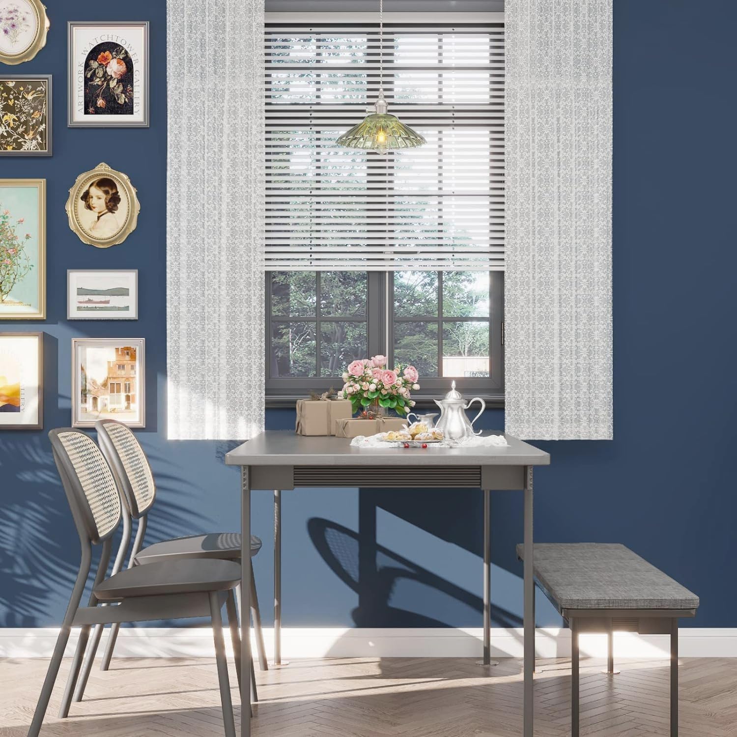VIOPVERY Papel tapiz azul para despegar y pegar de 23.6 x 197 pulgadas, papel de pared azul sólido para tirar y pegar, papel de contacto para