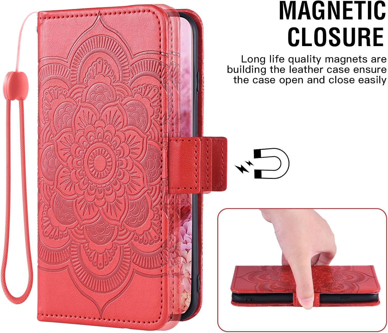 Asuwish Compatible con Samsung Galaxy A13 5G – Funda tipo cartera y protector de pantalla de vidrio templado, soporte para tarjeta de crédito,