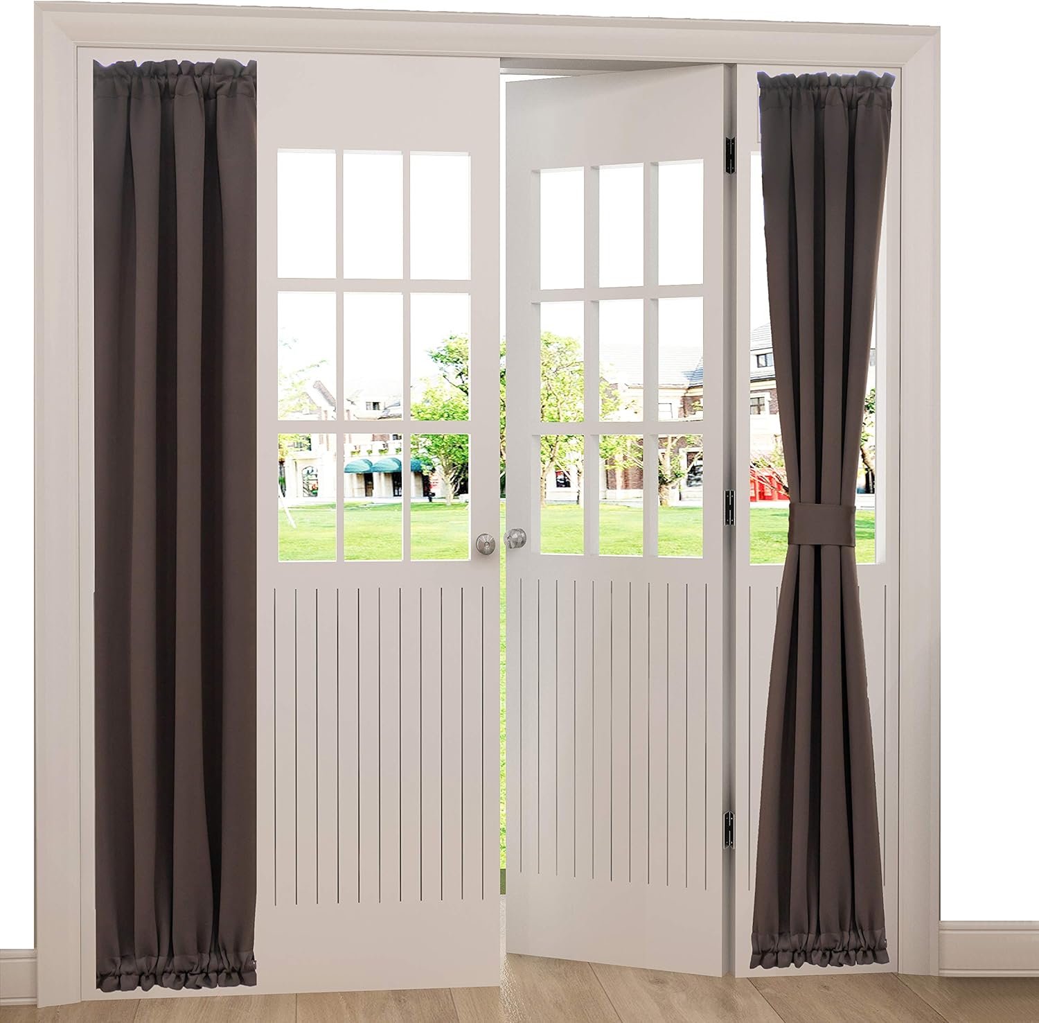 Spring Garden Home – Cortinas opacas para puertas y ventanas, paneles laterales.