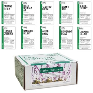 SoMo Tea Herbal Wellness Juego de muestras de té de hojas sueltas de 10 sabores surtidos, 30 bolsas individuales de mezclas de té de hierbas, SoMo Tea Herbal Wellness Juego de muestras de té de hojas sueltas de 10 sabores surtidos, 30 bolsas individuales de mezclas de té de hierbas,