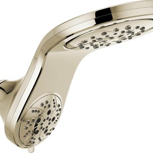 DELTA FAUCET 58581-PN-PK HydroRain H2OKinetic – Combo de ducha 2 en 1, flujo de agua de 1.75 GPM, níquel pulido DELTA FAUCET 58581-PN-PK HydroRain H2OKinetic – Combo de ducha 2 en 1, flujo de agua de 1.75 GPM, níquel pulido