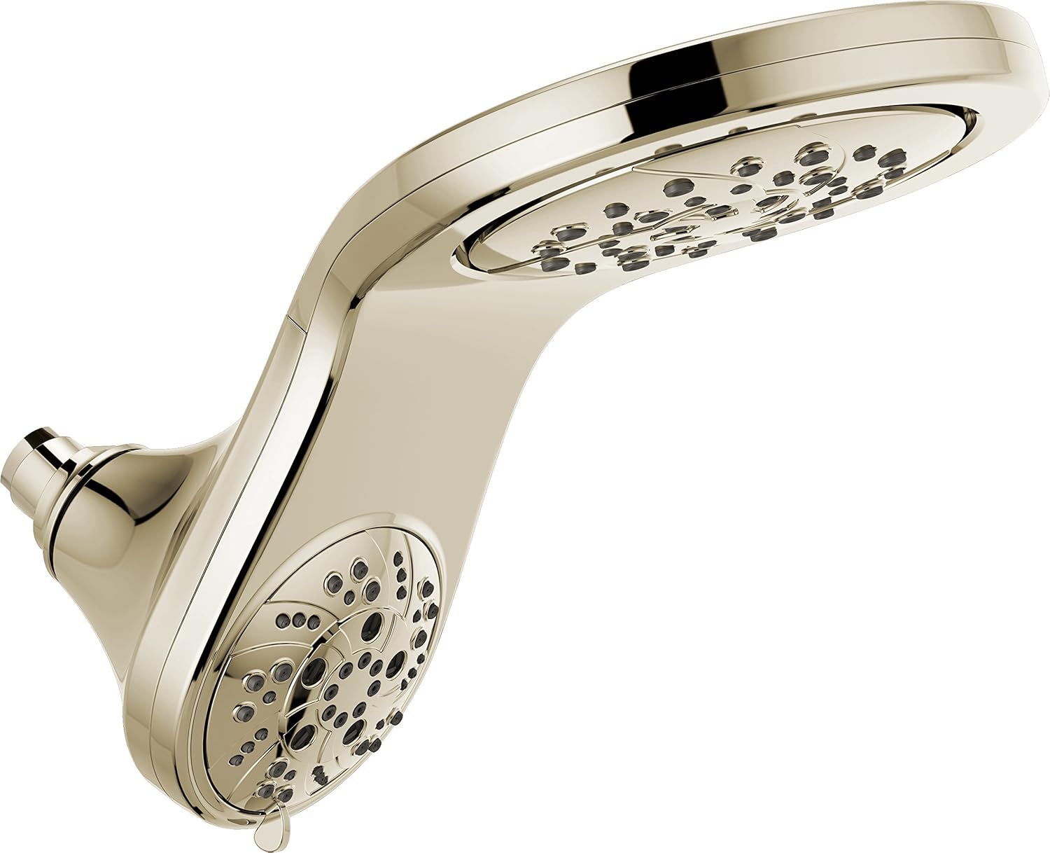 DELTA FAUCET 58581-PN-PK HydroRain H2OKinetic – Combo de ducha 2 en 1, flujo de agua de 1.75 GPM, níquel pulido