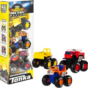 Tonka Monster Metal Movers – Cargador frontal, camión de bomberos y mezclador de cemento (3 unidades) Tonka Monster Metal Movers – Cargador frontal, camión de bomberos y mezclador de cemento (3 unidades)