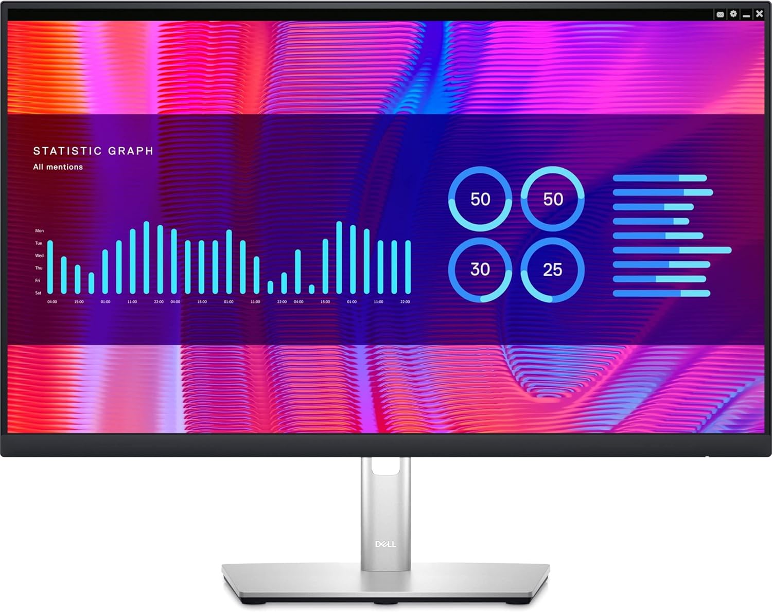Dell P2423DE 23.8″ QHD WLED LCD Monitor – 169 – Negro, Plata