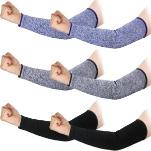 3 pares de protectores de brazo para piel fina y moretones, resistente a los cortes, manga de antebrazo, manga de protección contra quemaduras de 3 pares de protectores de brazo para piel fina y moretones, resistente a los cortes, manga de antebrazo, manga de protección contra quemaduras de