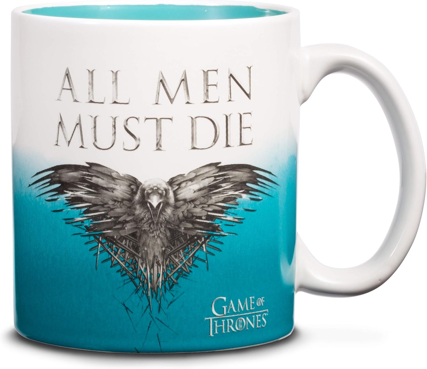 Juego de Tronos – Taza de cerámica de 20 onzas  All Men Must Die  Taza de café coleccionable grande  Taza de café GoT novedosa