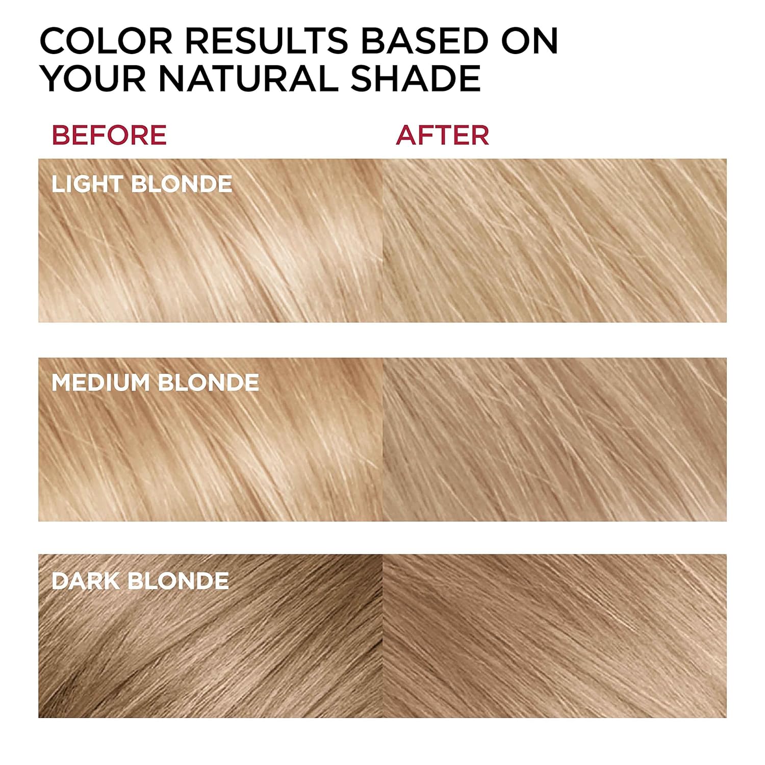 L’Oréal Paris Superior Preference – Coloración permanente para el cabello que desafía la decoloración + brillo, rubio ceniza claro, paquete de