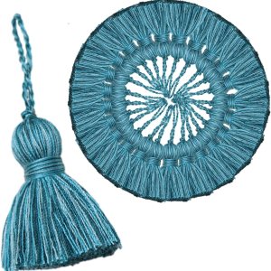 amokk Borlas pequeñas gruesas para marcapáginas con lazo para colgar, lindas borlas para manualidades, fabricación de joyas, 2.9 pulgadas, 24 piezas amokk Borlas pequeñas gruesas para marcapáginas con lazo para colgar, lindas borlas para manualidades, fabricación de joyas, 2.9 pulgadas, 24 piezas