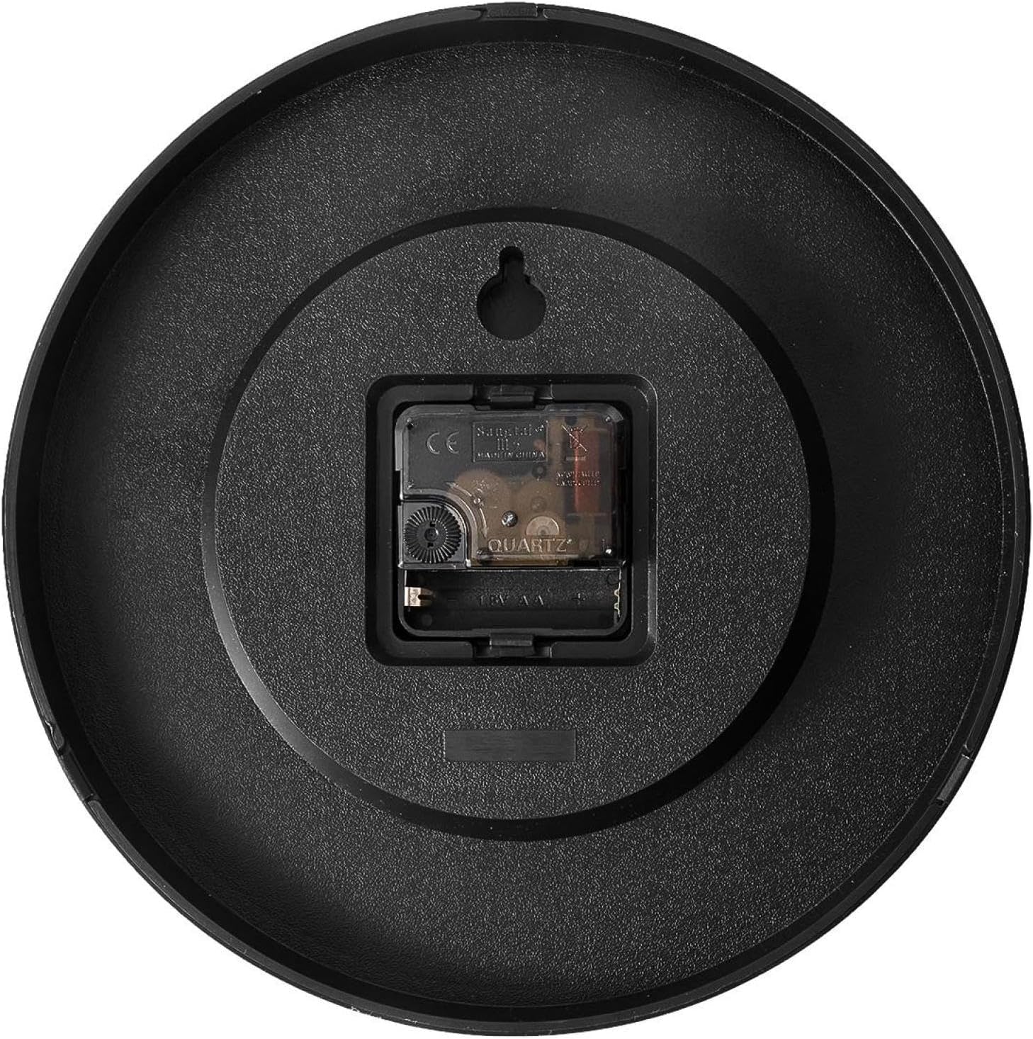 Reloj de pared, diseño de flores moradas, 9.8 pulgadas, silencioso, sin tictac, fácil de leer, moderno, decorativo, para el hogar, la oficina, la