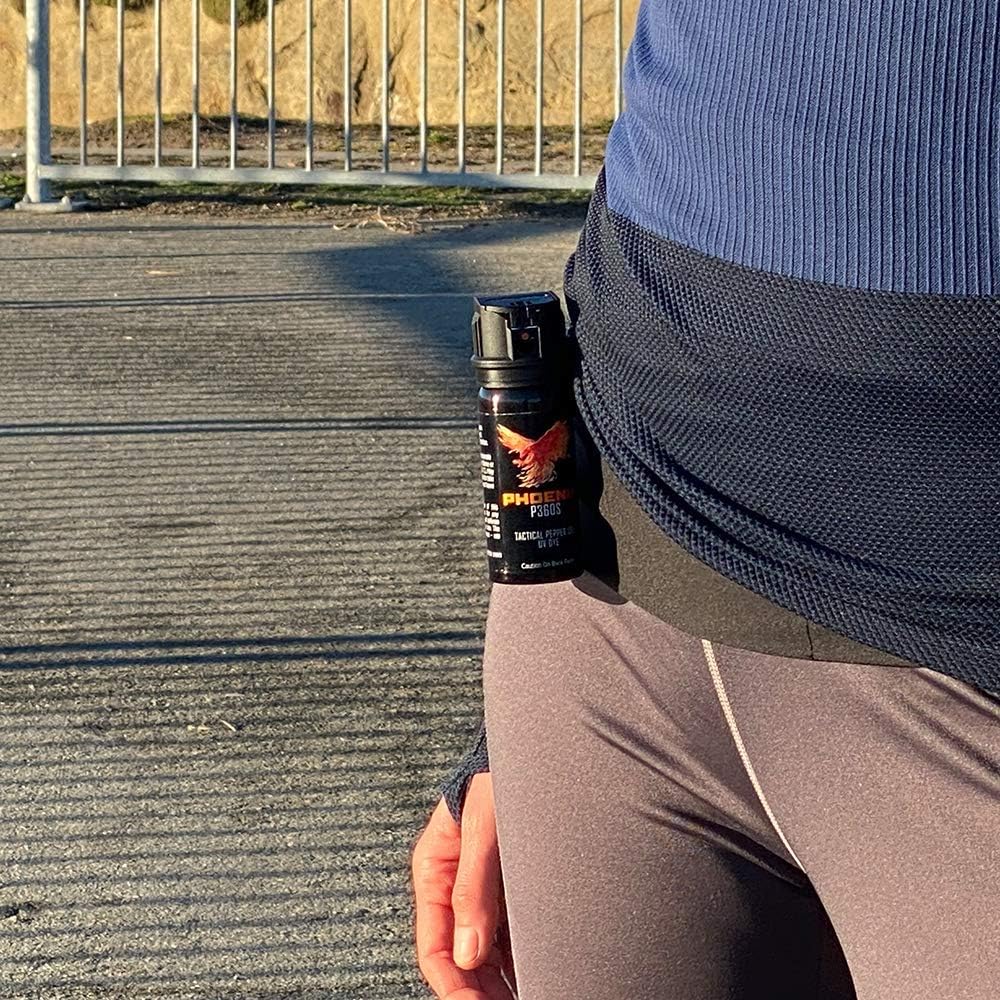 Phoenix P360S – Gel pimienta de qseel. Spray de pimienta de grado militar y policial de máxima resistencia, el gel es mejor, rocía en cualquier