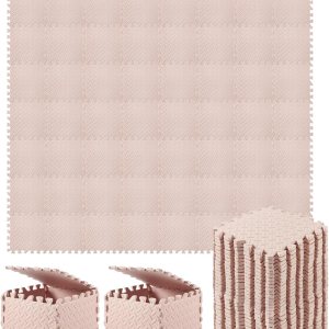 Shihanee 64 tapetes de espuma para bebé, tapetes de juego a granel con bordes entrelazados para niños, bebés, sala de juegos, guardería, gimnasio Shihanee 64 tapetes de espuma para bebé, tapetes de juego a granel con bordes entrelazados para niños, bebés, sala de juegos, guardería, gimnasio