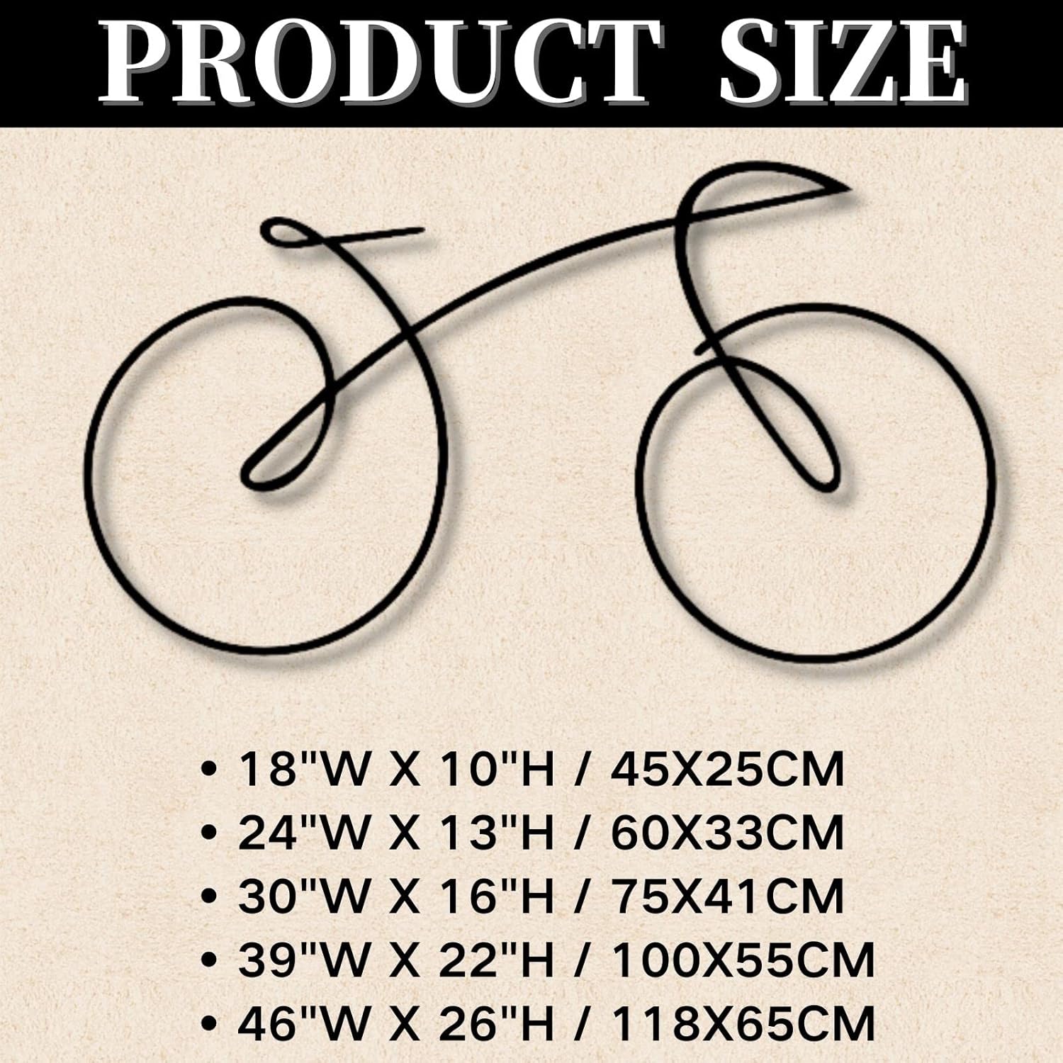 Arte de pared de metal, arte geométrico de bicicleta, decoración de ciclista, arte de pared de motociclista, letrero de línea metálica, decoración