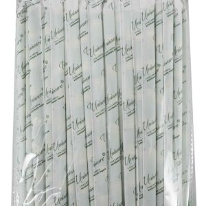 Uniware 100 pajitas de papel envueltas individualmente de larga duración (blancomarrón, 0.2 x 7.7 pulgadas) (punto) Uniware 100 pajitas de papel envueltas individualmente de larga duración (blancomarrón, 0.2 x 7.7 pulgadas) (punto)