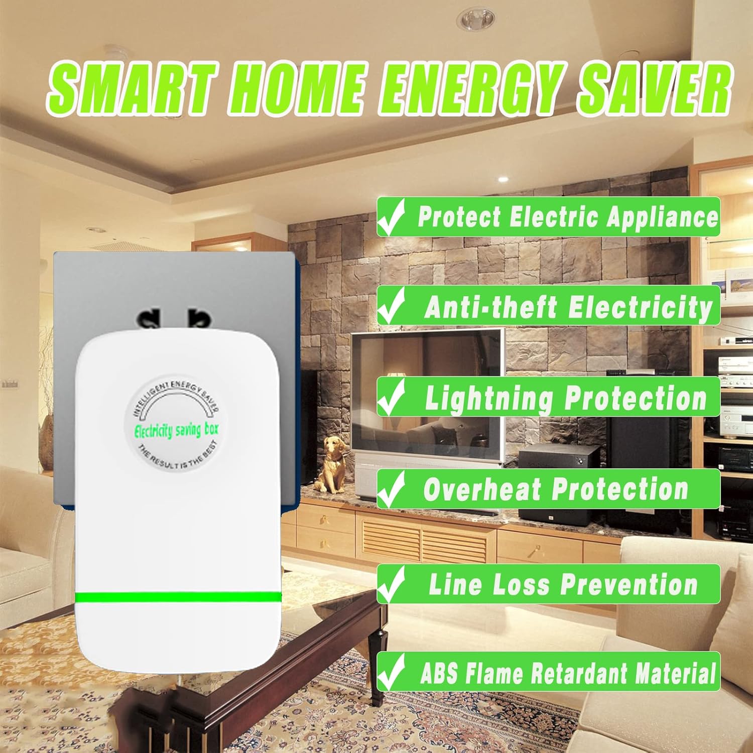 Paquete de 3 dispositivos de ahorro de energía Pro ahorro de electricidad para oficina, hogar y mercado, enchufe de EE. UU. 90V-250V 30KW
