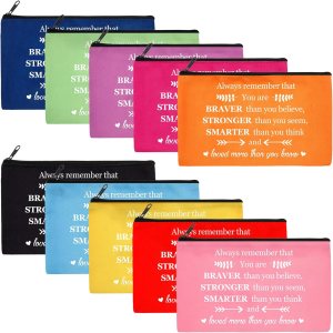 Reginary 20 bolsas de cosméticos para mujer, espaciosas bolsas de maquillaje con cremallera, bolsa de aseo de viaje, organizador de accesorios, 7 x Reginary 20 bolsas de cosméticos para mujer, espaciosas bolsas de maquillaje con cremallera, bolsa de aseo de viaje, organizador de accesorios, 7 x