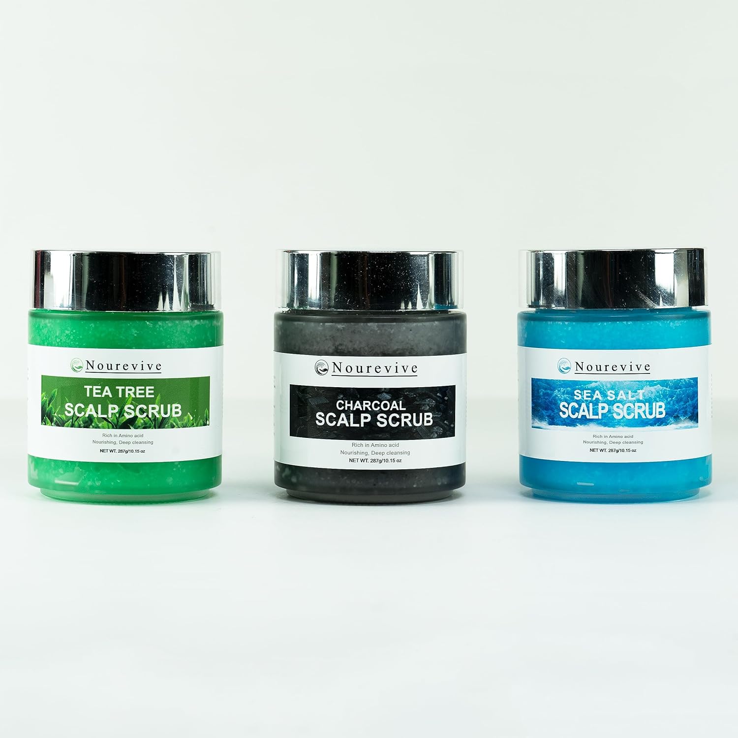 Nourevive Exfoliante de cuero cabelludo (carbón)
