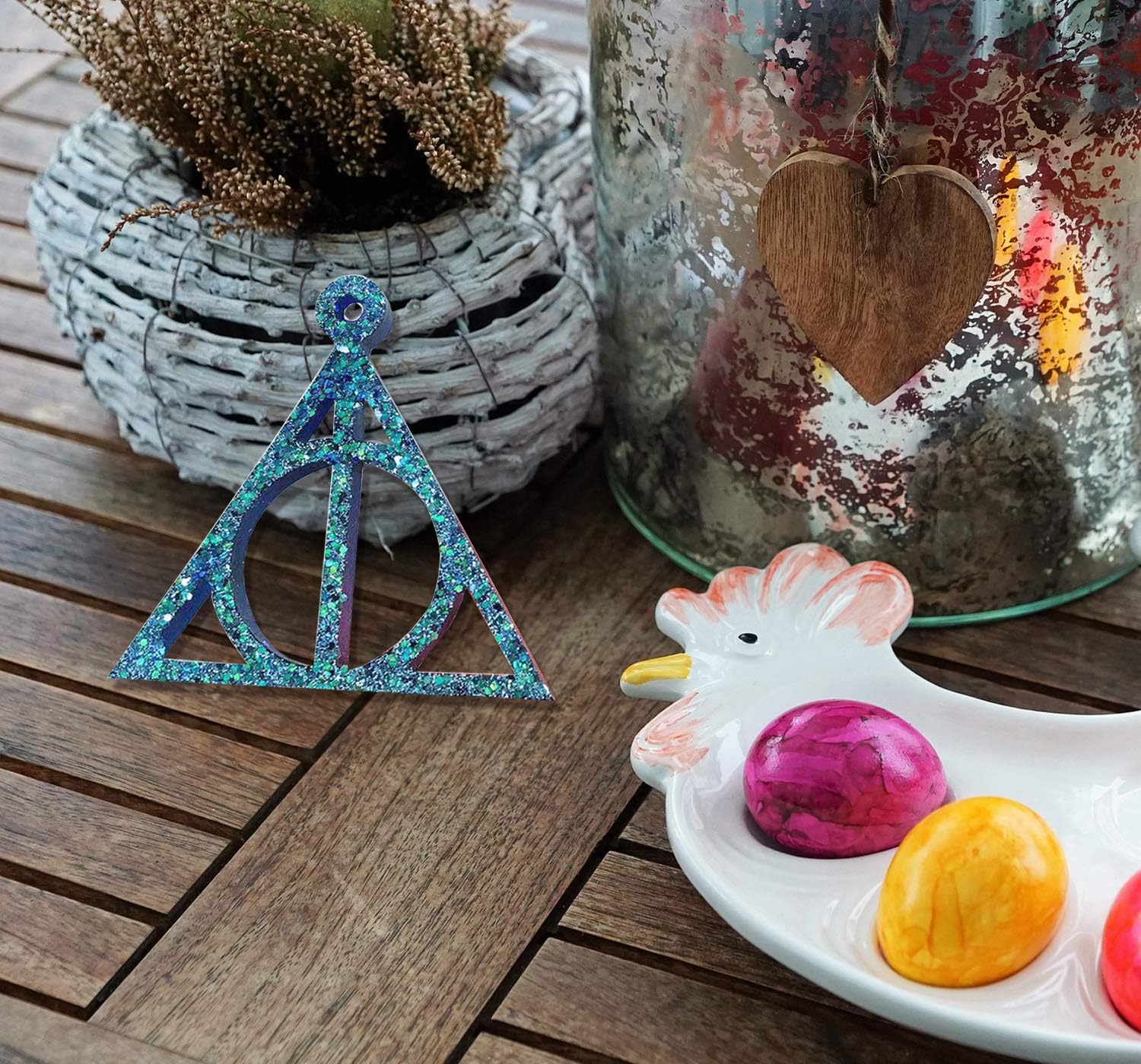 Llavero colgante con logotipo de la muerte, molde de silicona con agujero para hacer tú mismo, pudín de caramelo de chocolate, pasta de goma,