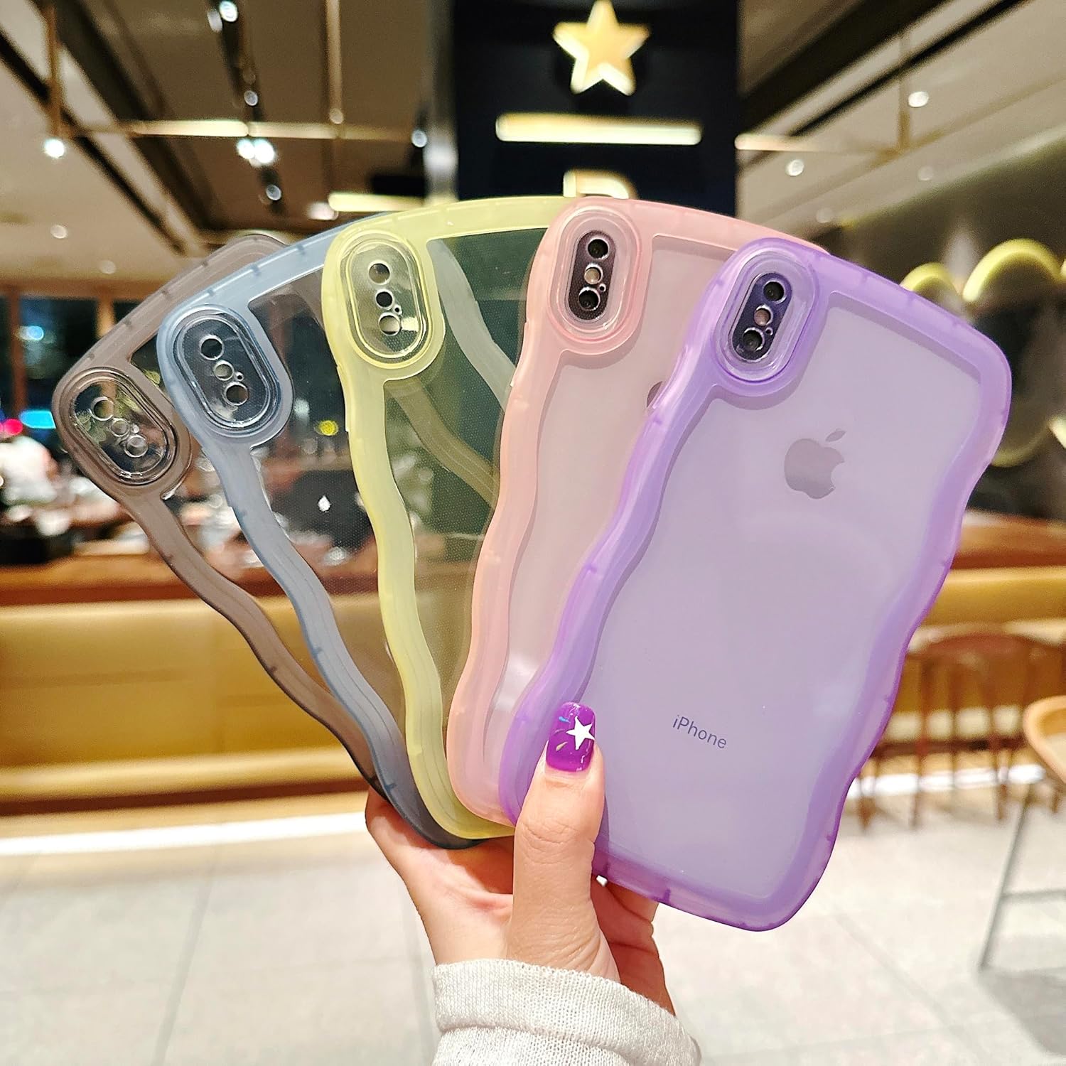 XIQI Funda compatible con iPhone Xs Max de 6.5 pulgadas, linda funda protectora de silicona suave a prueba de golpes para mujeres y niñas,