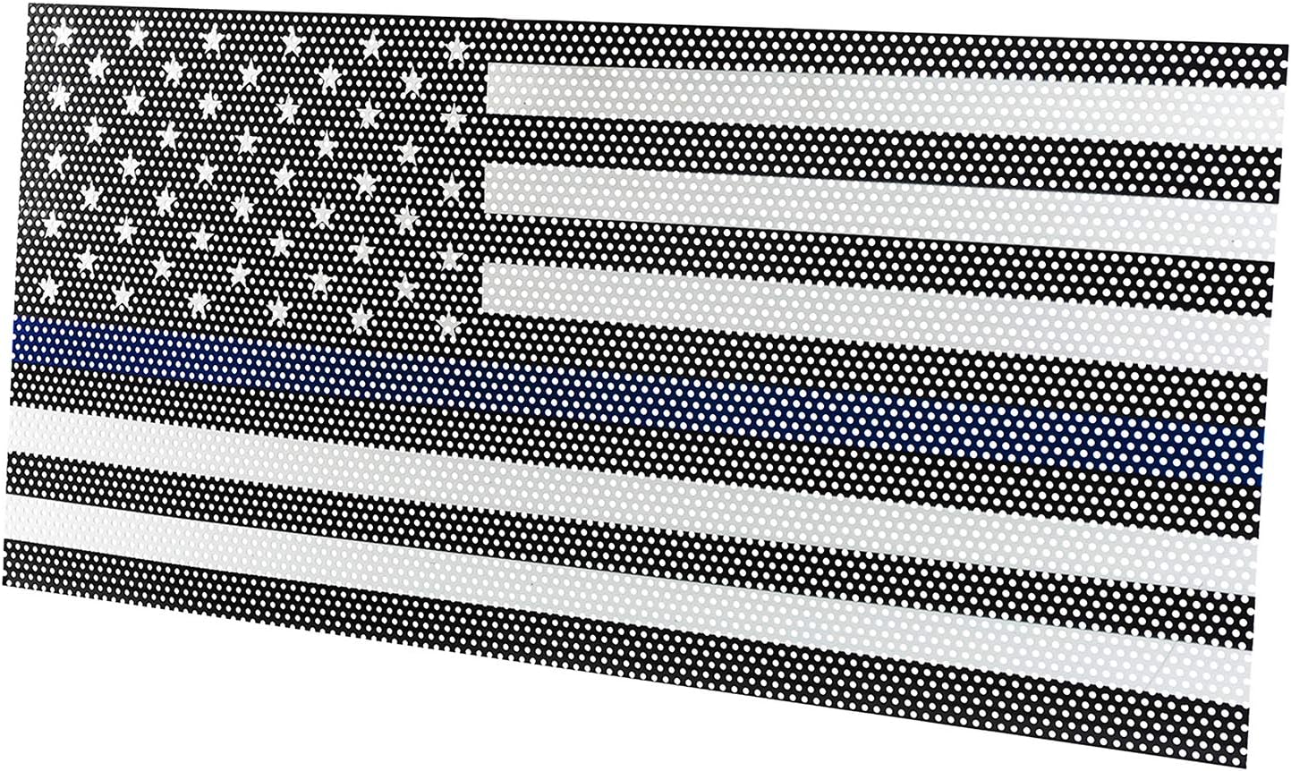 Hooke Road Gladiator JTWrangler JL Flag Grill Rejilla frontal deflector de pantalla compatible con Jeep Wrangler JL y Gladiator JT 2018-2024
