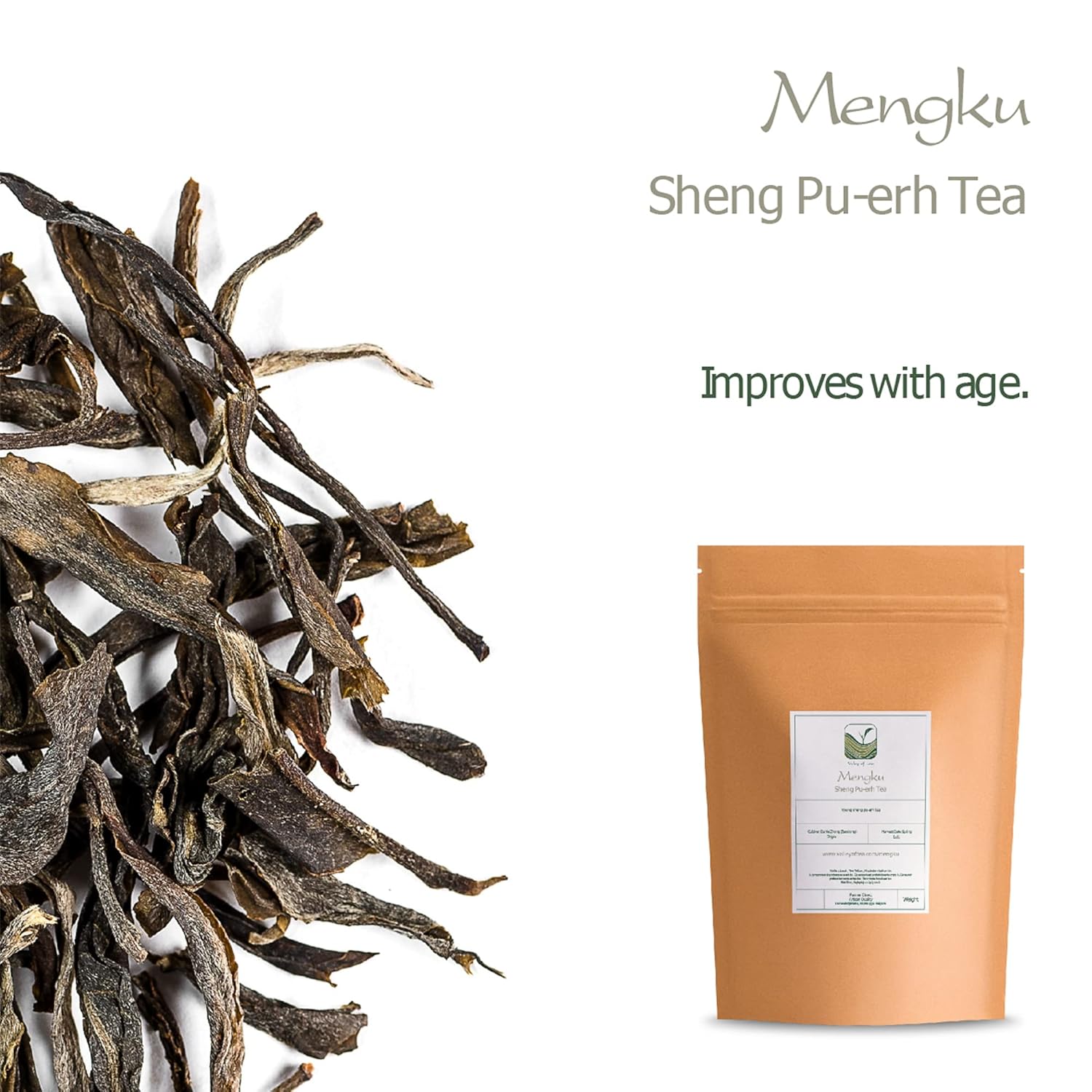 Sheng Pu er Té Yunnan – Mengku Young Pu-erh Té – Pu erh crudo Té Yunnan China – Pu Er chino o té rojo Pu-erh – Puh Er – Puer té desnudo – Pu-Erh Té