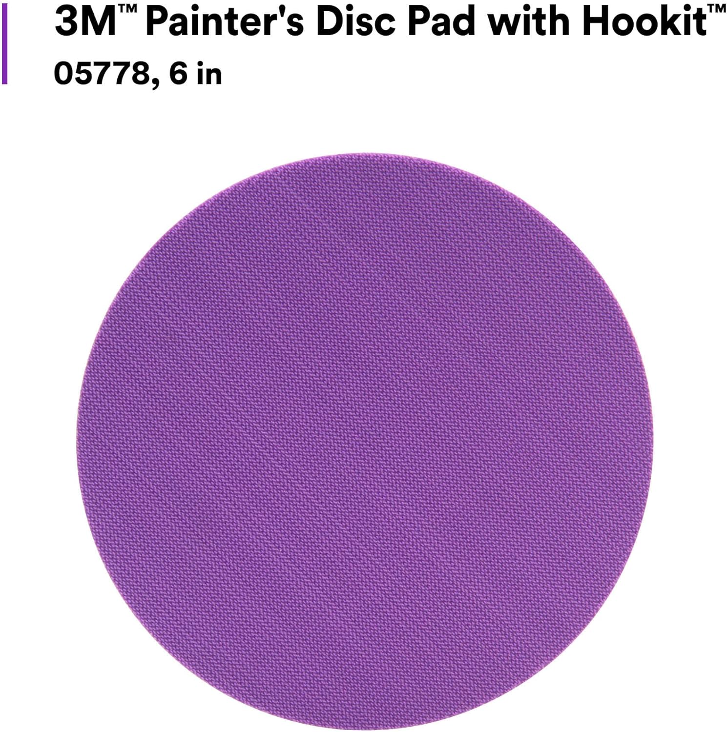 3M Painter’s – Almohadilla de disco con Hookit 05778, 6 pulgadas, espuma de densidad suave