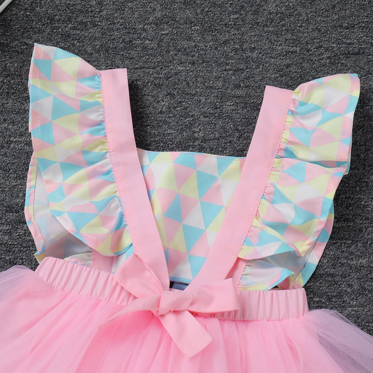 IBTOM CASTLE Traje de fiesta de cumpleaños de circo de carnaval para niña, vestido de tutú de princesa, disfraz de accesorio para fotos