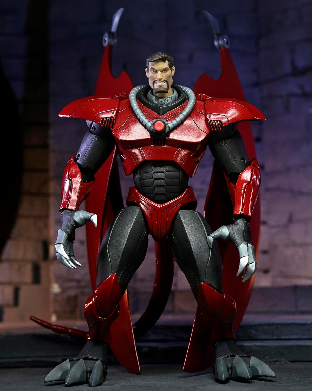 NECA – Gárgolas – Figura de acción a escala de 7 pulgadas – Figura blindada definitiva de David Xanatos