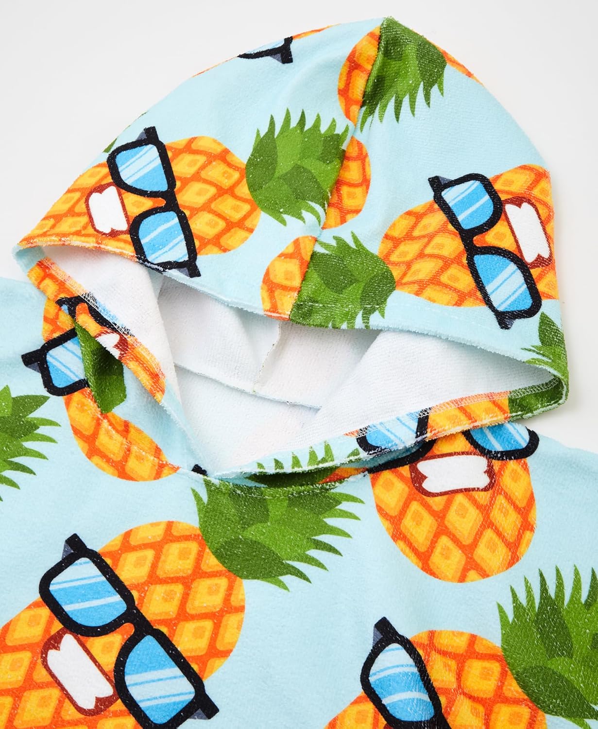 MissShorthair Towel Poncho for Kids, Hooded Beach Towel for Girl&Boy, Surf Poncho Swim Changing Robe Microfiber Bath Towel