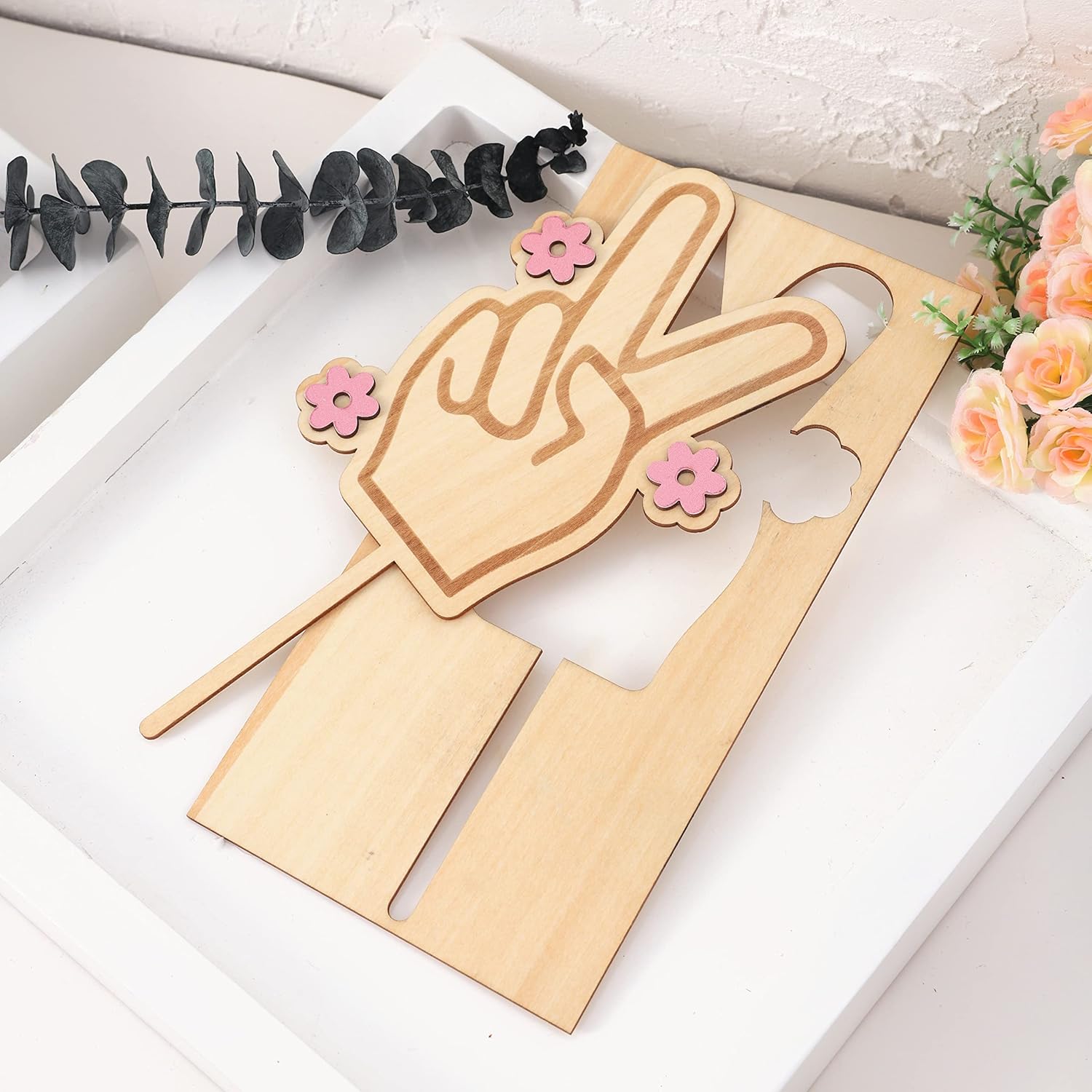 Decoración para pastel de cumpleaños de madera retro con diseño de dos groovy, decoración de segundo cumpleaños (Groovy Two CT)