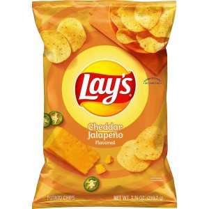 Lay’s Papas fritas con sabor a jalapeño Cheddar, 7.75 onzas Lay’s Papas fritas con sabor a jalapeño Cheddar, 7.75 onzas