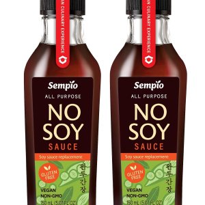 SEMPIO Salsa sin soya alternativa a la salsa de soja multiusos, condimento multiusos hecho con guisantes y proteína de guisantes en lugar de soja, SEMPIO Salsa sin soya alternativa a la salsa de soja multiusos, condimento multiusos hecho con guisantes y proteína de guisantes en lugar de soja,