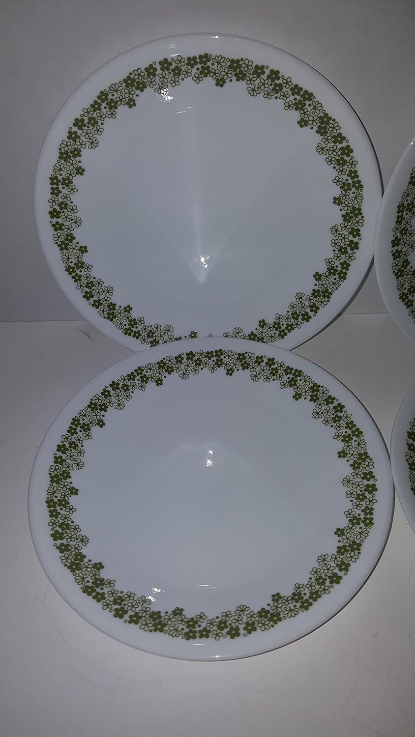 Corelle – Spring Blossom Green (Crazy Daisy) – Platos de pan y mantequilla de 6-34 pulgadas (juego de 4)