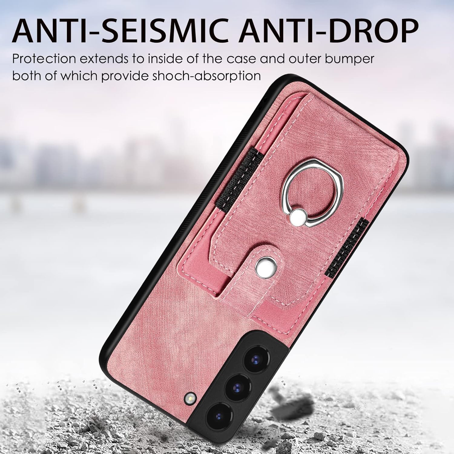 Asuwish Funda de teléfono para Samsung Galaxy S22 Plus S22+ 5G Funda tipo cartera con protector de pantalla de vidrio templado y soporte delgado