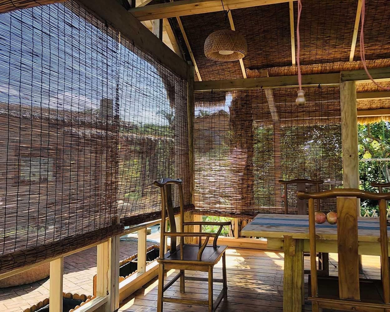 Persianas de bambú para ventanas, persianas de patio enrollables para exteriores, 38 x 48 pulgadas, 74 x 60 pulgadas, 34 x 72 pulgadas, 72 x 84